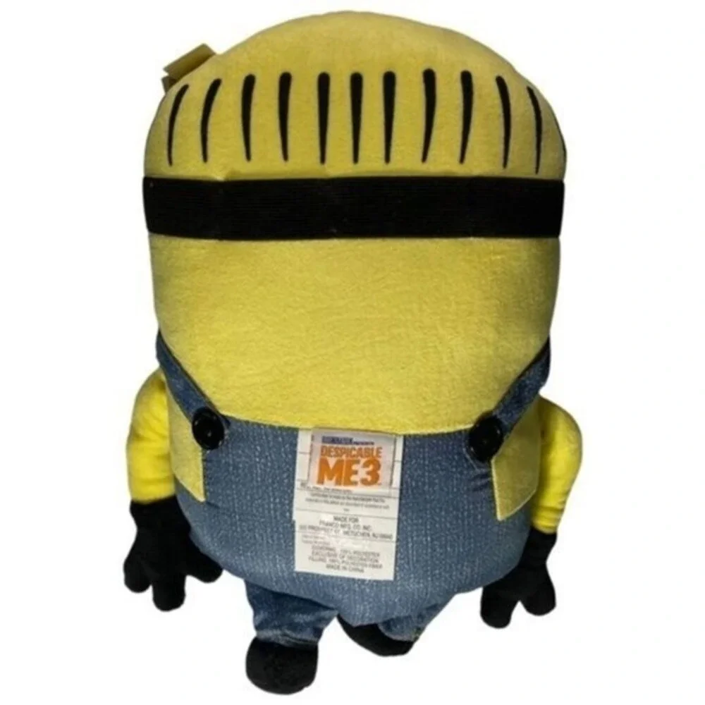 Franco Despicable Me 3 Mel Minion Cuddle Pillow Kids 18in Yellow New Overalls